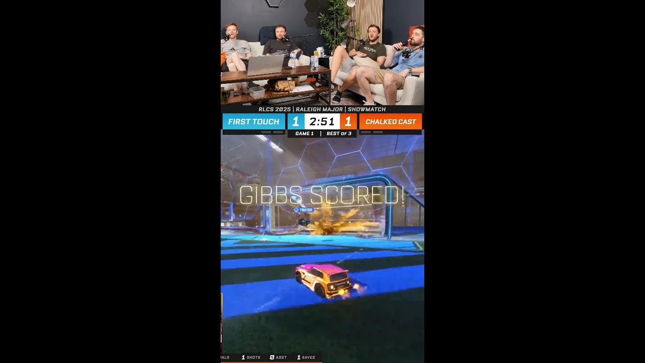 a WORLDIE from...GIBBS?!? 🔨 #rocketleague #rlcs #washed #goalkeeper #chalked #johnnyboi #shorts