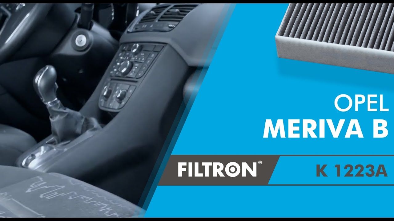 Как заменить салонный фильтр? – Opel Meriva B  – The Mechanics by FILTRON