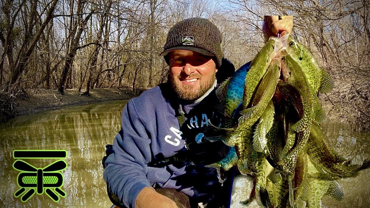 HOW I Find CRAPPIE in a CREEK I've NEVER been to‼️ #fishing #crappie #outdoors