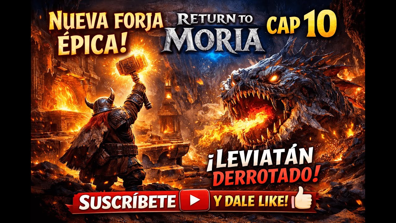 🔥 Nueva Forja y Leviatán Derrotado | Return to Moria Cap. 10