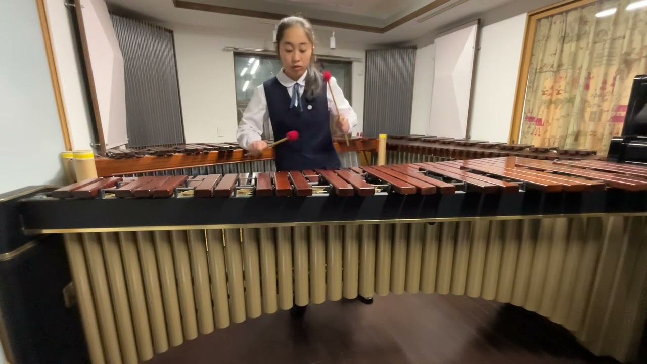 第29回　JBAソロコンテスト　東海大会　中学生の部　金賞受賞　Marimba Dance / Wittiber Benjamin　マリンズルーム