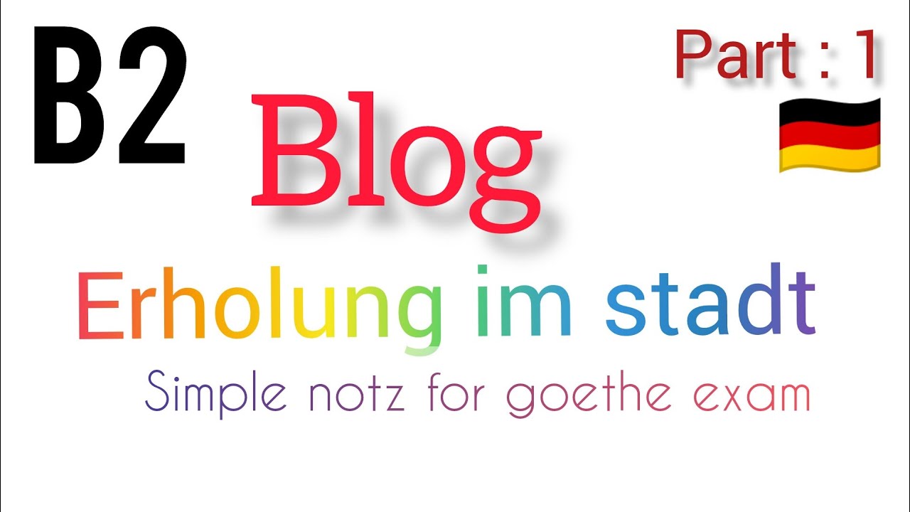 B2 schreiben 🇩🇪/ Teil :1 / PART 1 ✍️.