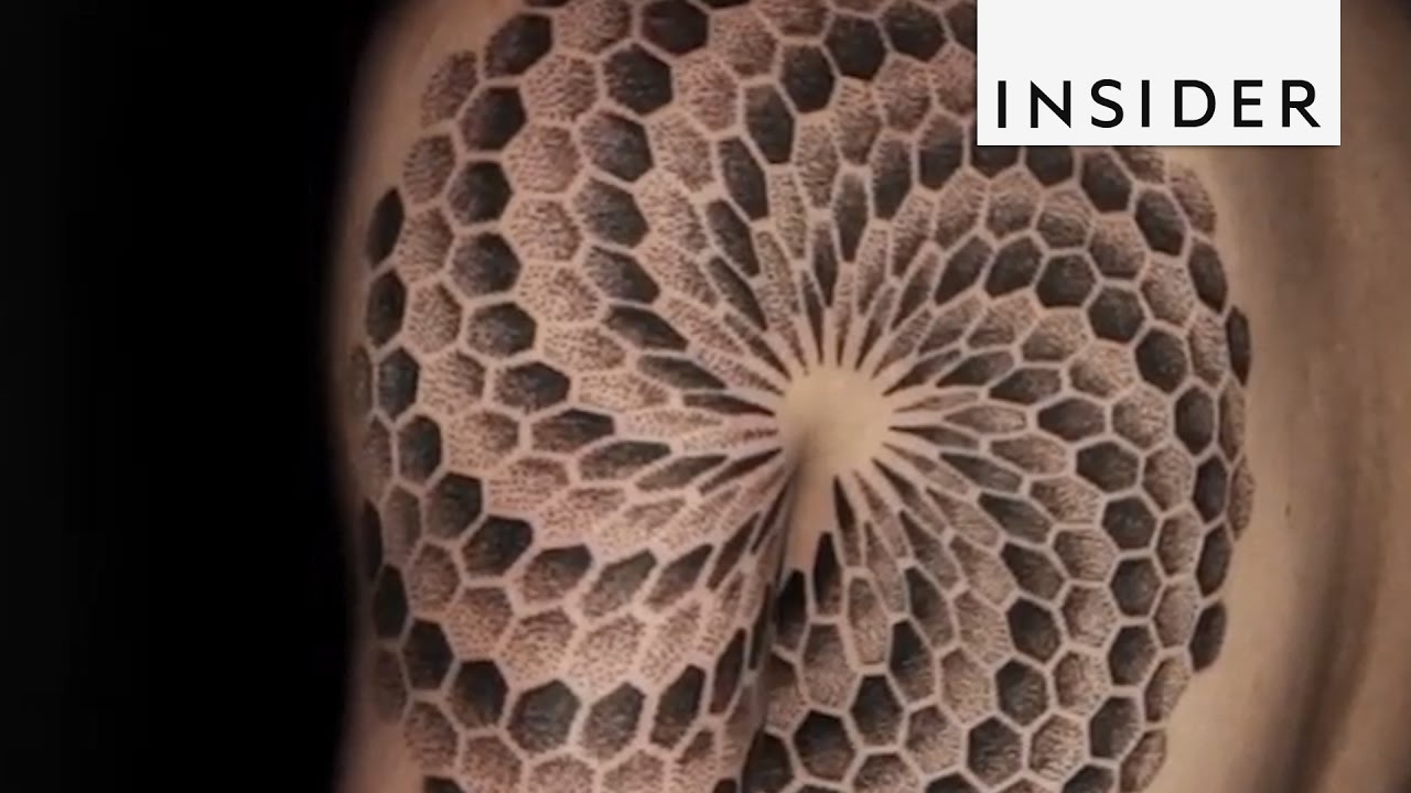 Optical Illusion Tattoos