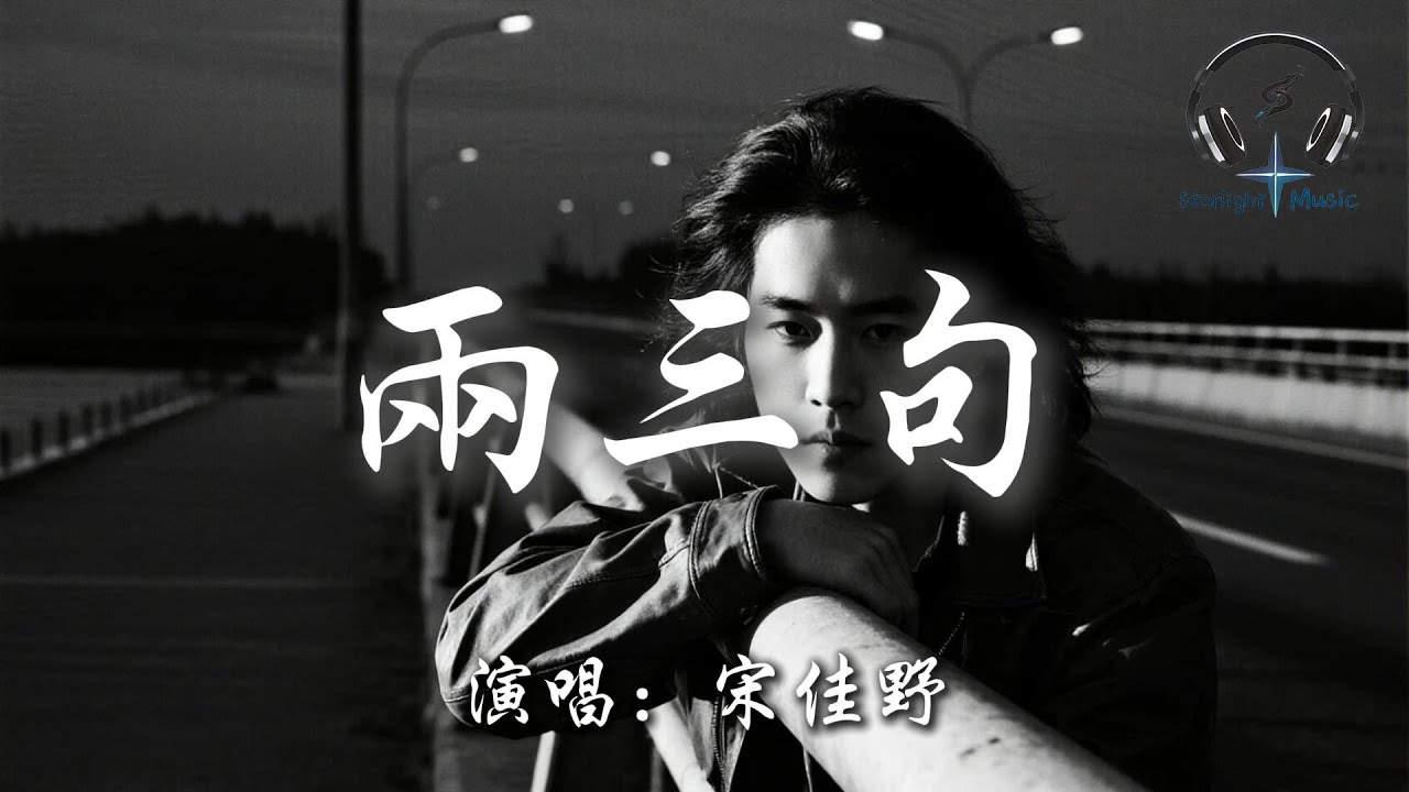 宋佳野 - 兩三句『趁著燈火不算清晰 月明星稀 談兩三句 關於錯過還是繼續 不求回答只求對視堅定』【動態歌詞MV】