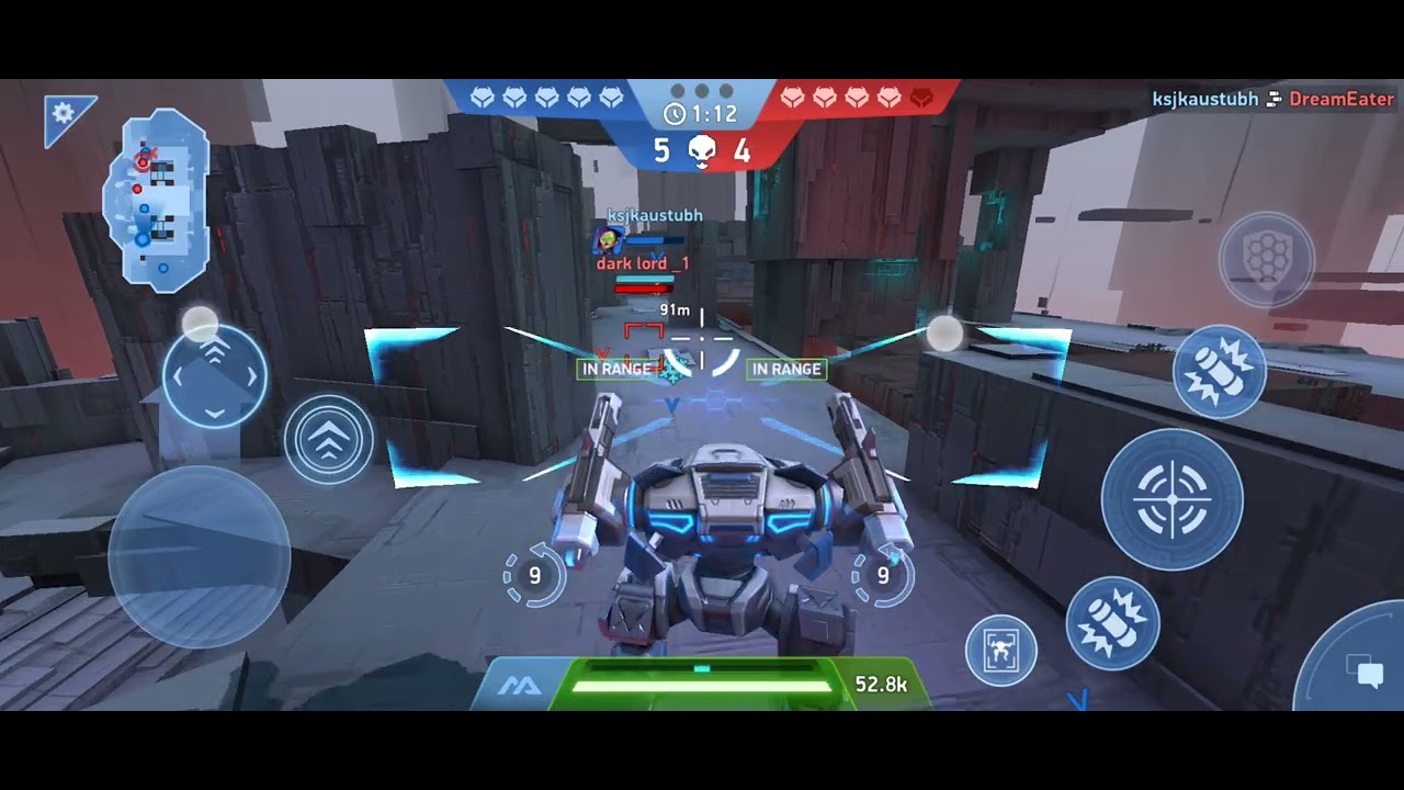 playing Mech Arena with pro