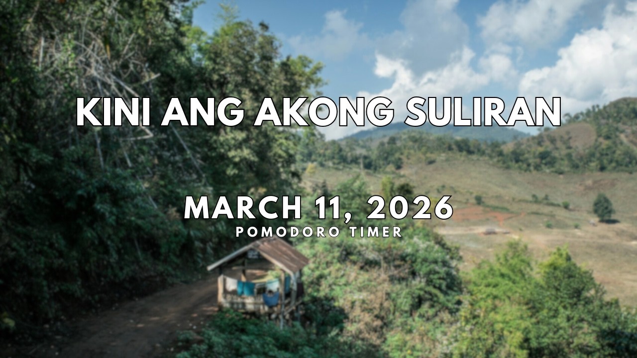 Kini ang Akong Suliran - March 11, 2026 | 90s Bisaya Radio Drama #pomodoro #workwithme