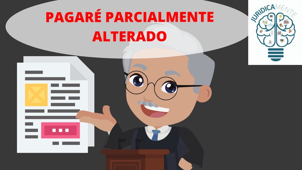PAGARÉ PARCIALMENTE ALTERADO