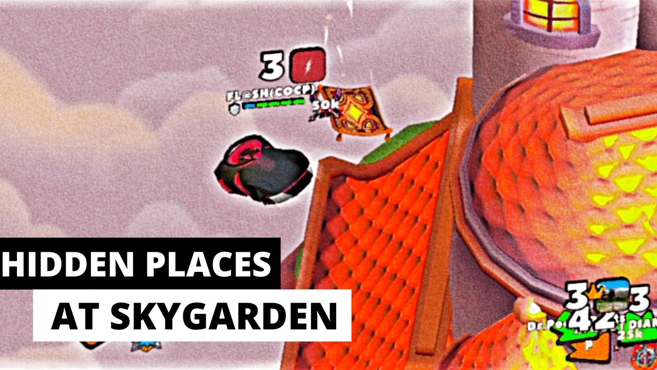 HIDDEN PLACES AT SKYGARDEN | Crash of Cars