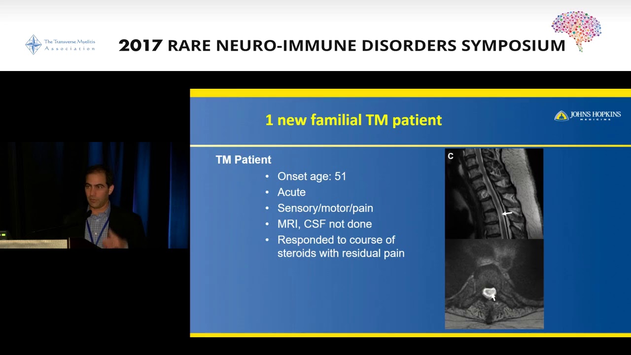 Genetics of familial transverse myelitis
