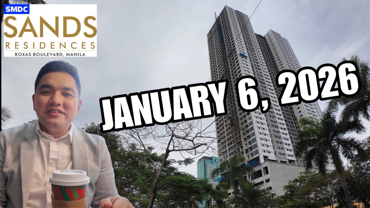 SMDC SANDS RESIDENCES MALATE MANILA CONSTRUCTION UPDATES | JANUARY 6, 2026