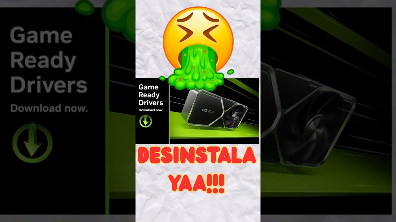 Desinstala YA!!!! 🤮🤮🤮| Drivers Nvidia 