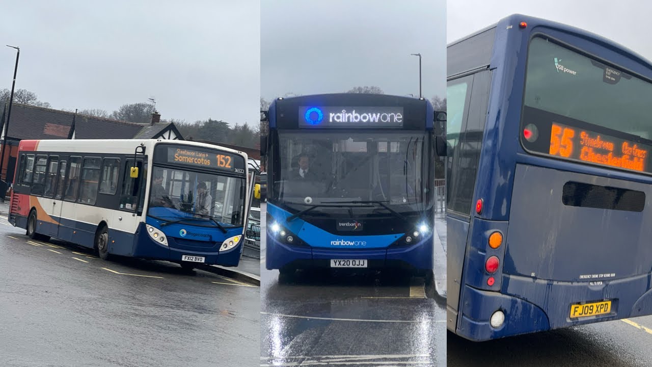 Buses in Alfreton 7.02.26