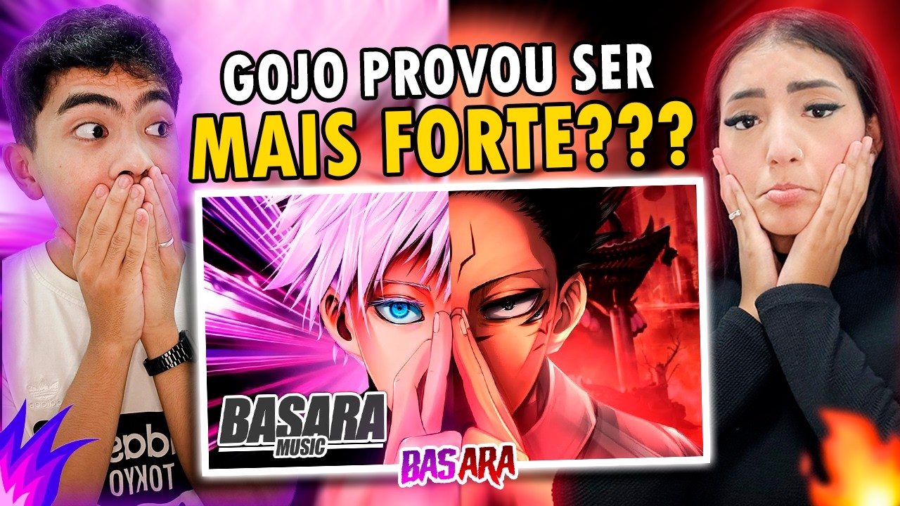CASAL REAGE | Sukuna VS. Satoru Gojo | Santuário Infinito (Jujutsu Kaisen) | Basara | REACTANDO