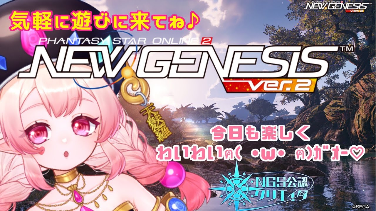 【PSO2NGS/公認】シルバー昇格ありがとうございます！今日の配信はノープランだ！わいわい！【ship10】🌟#新人vtuber #pso2ngs