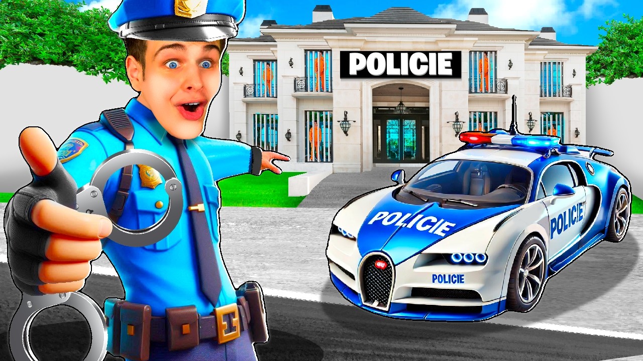 Tajná POLICEJNÍ STANICE u mě DOMA v GTA 5!