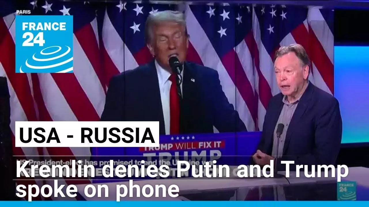 Kremlin denies call between Putin and Trump &bull; FRANCE 24 English