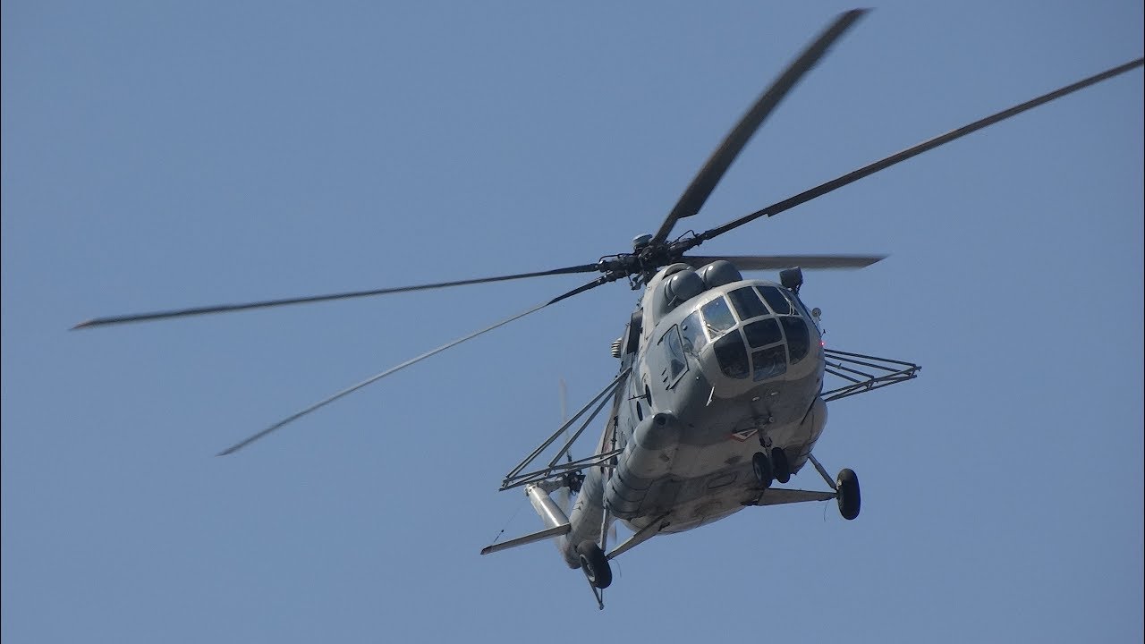 Aterrizaje MI-17 en la 35 Zona Militar Chilpancingo