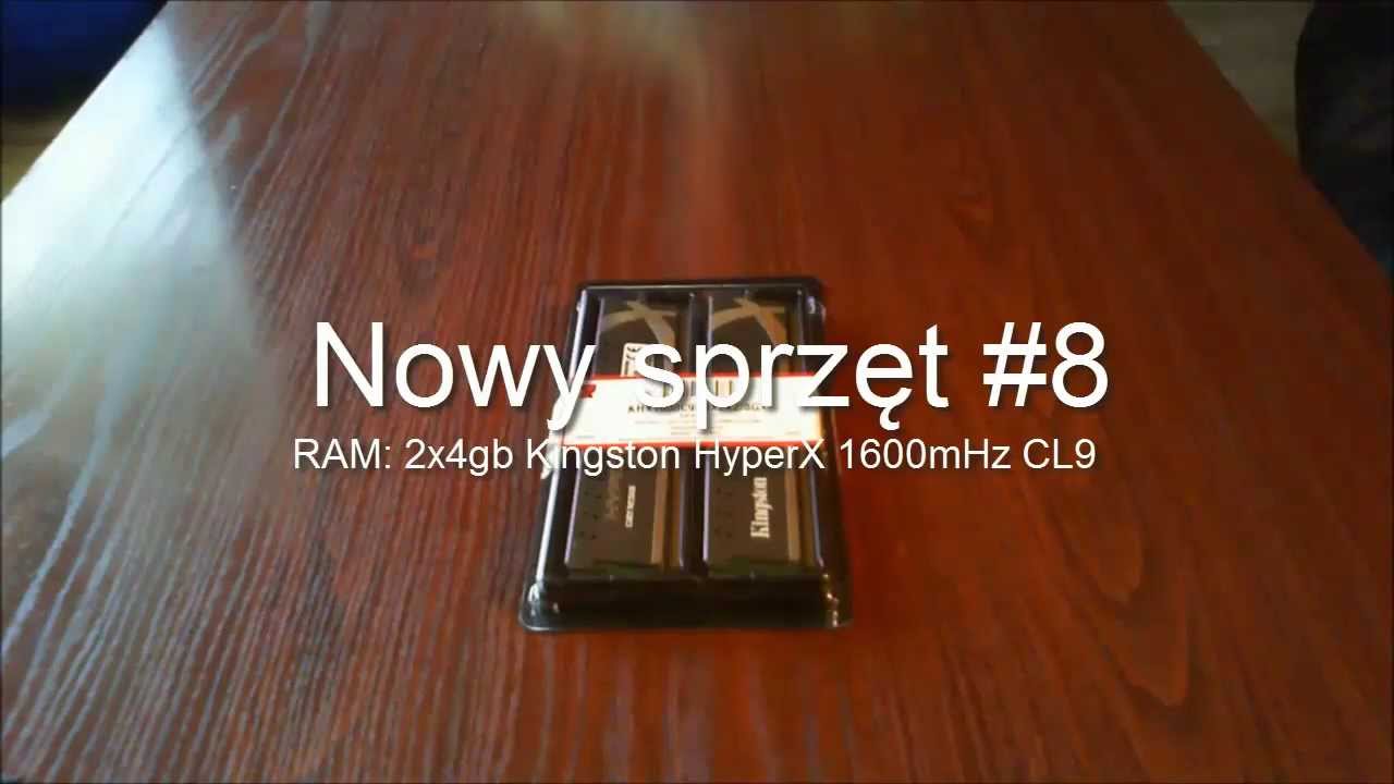 Nowy sprzęt #8 -  Ram (Kingston HyperX 1600mHz CL9) Unboxing/recenzja PL