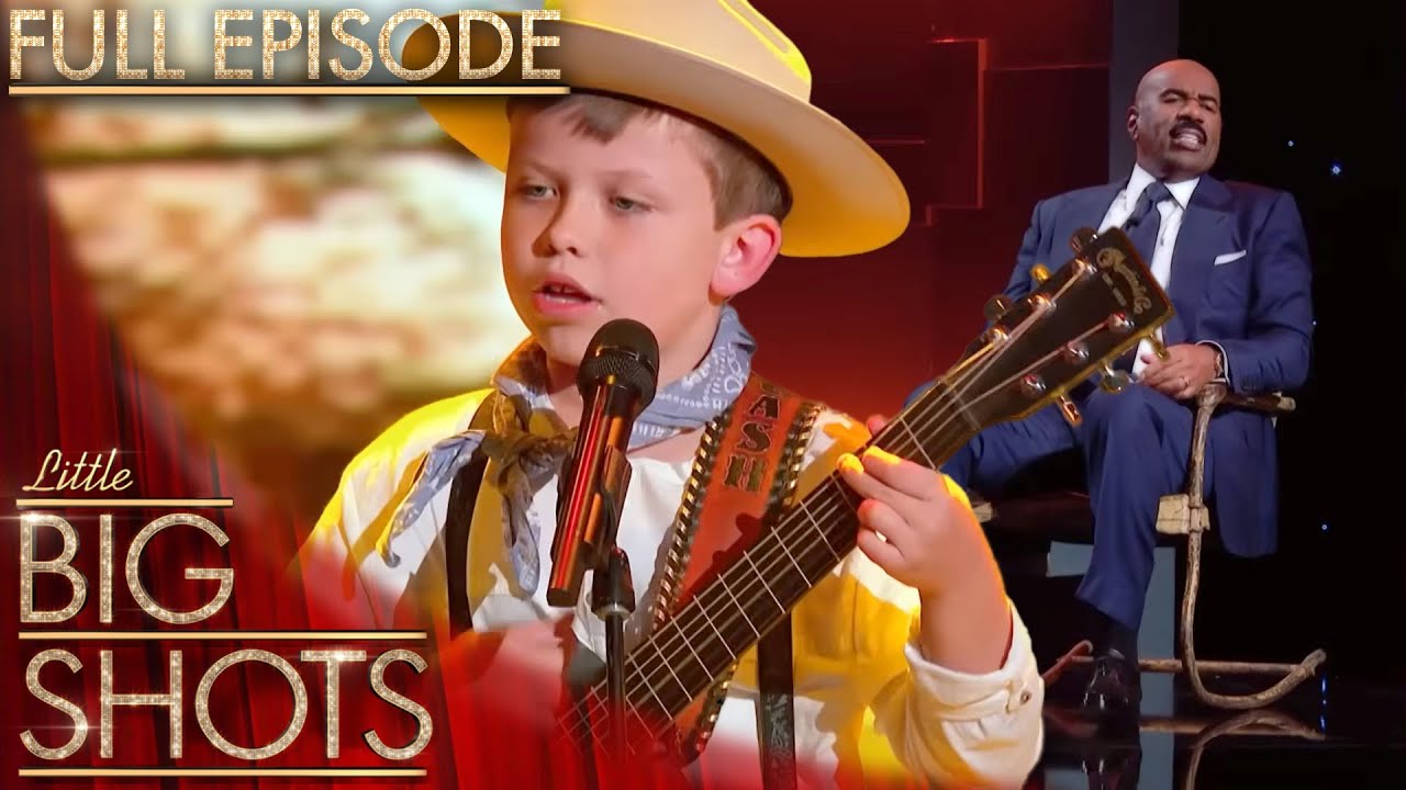 Steve Harvey Can't Believe This Amazing 8-Year-Old Country Star! | S3E10 | Little Big Shots US