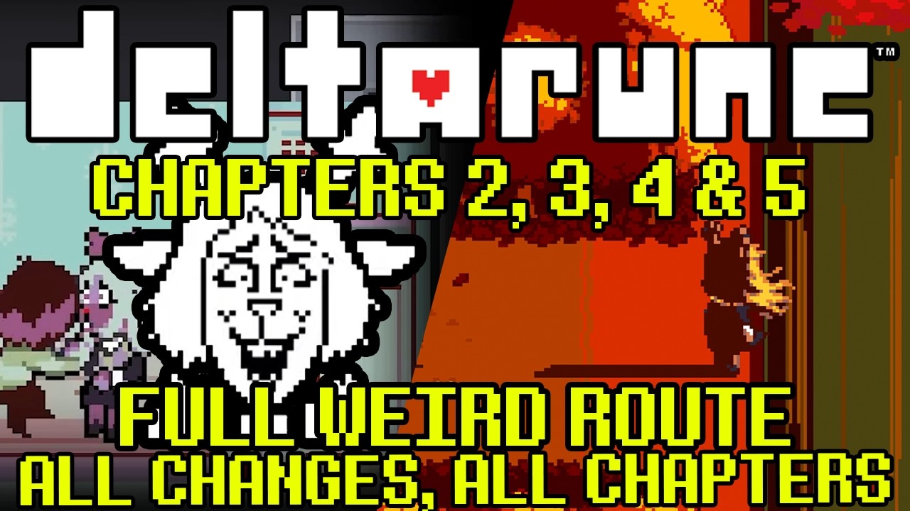 DELTARUNE ALL CHAPTERS WEIRD / SNOWGRAVE ROUTE FULL PLAYTHROUGH [No Commentary | ALL CHANGES SO FAR]
