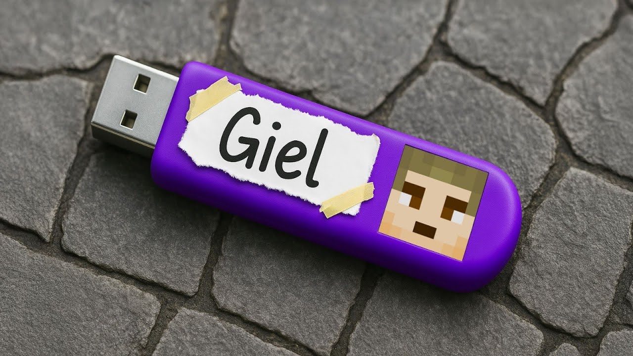 Ik Vond Giel Zijn Geheime Minecraft USB…