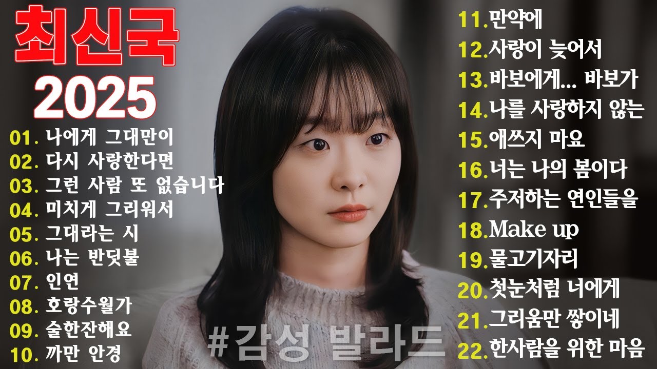 하루 끝에 듣는 힐링 발라드 🎶 광고 없는 감성 명곡 모음｜백지영, 성시경, 더원, 이승기, 김필, 양파, 임창정