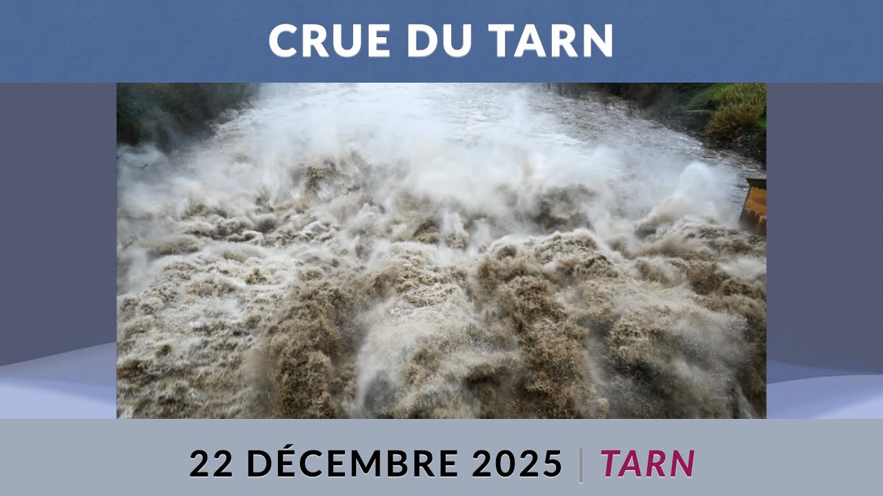 Crue du Tarn, 22 décembre 2025