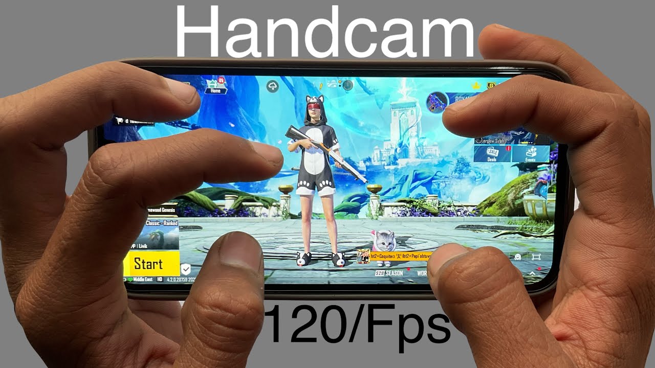 iPhone 13 Pro 120Fps Handcam Smooth GamePlay Test in pubgmobile 