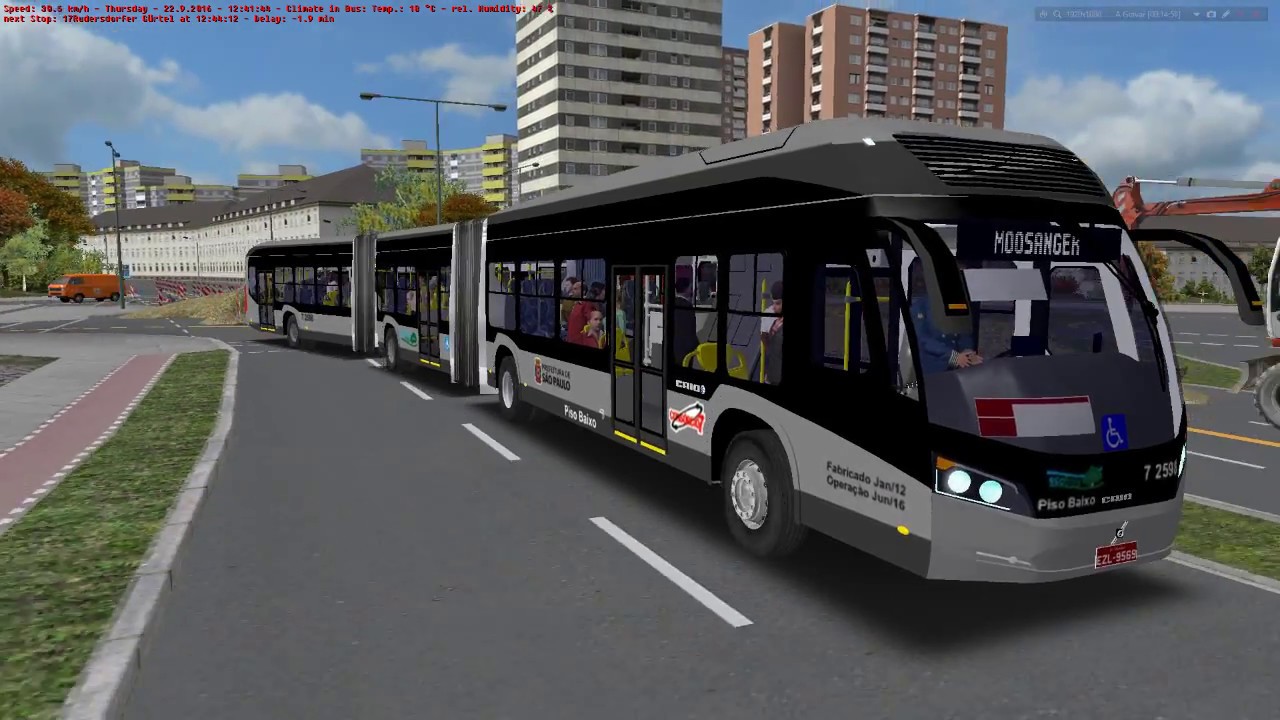 [OMSI 2] Linha 17 - Mapa Bauhghmarten = Millenium BRT + G27 #OMSI2 #OMSI