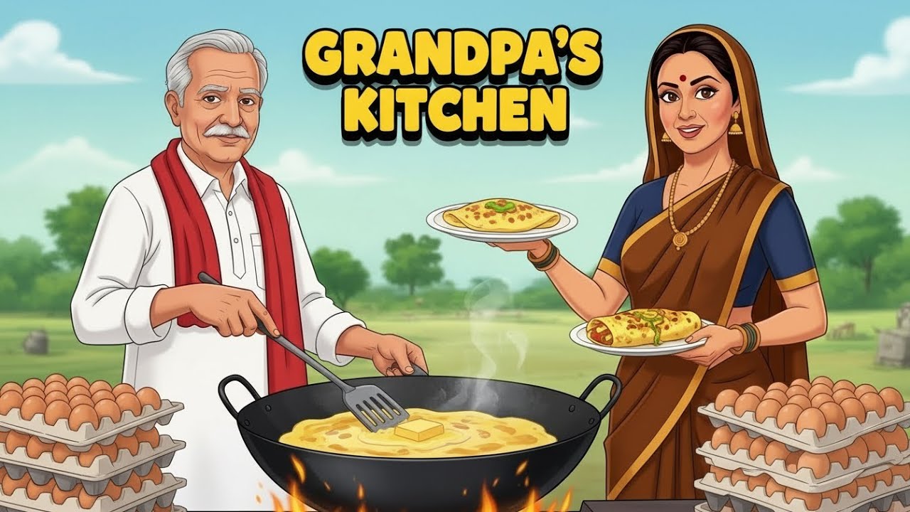 Grandpa's Kitchen | Learn English | English Stories | English Animated Stories | Cartoon