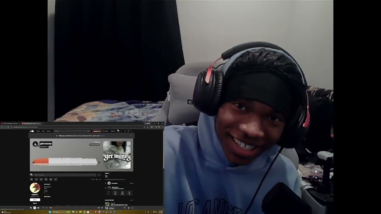 Tatethegoat4 Reacts to ilykhi - Get Money