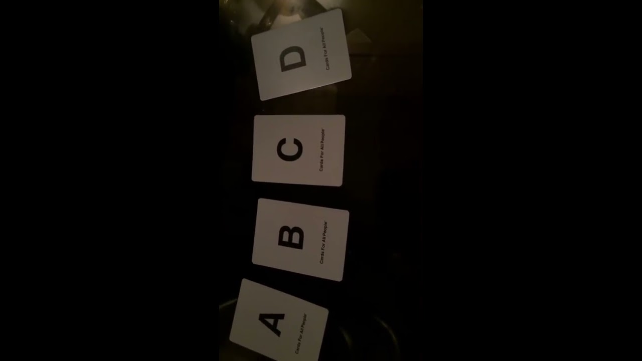 Let&rsquo;s play Black card revoked. Majority rules.