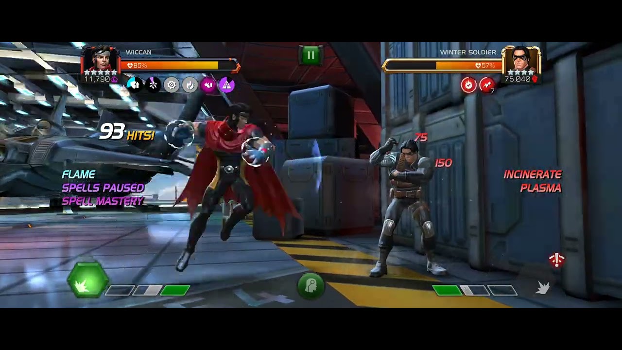mcoc wiccan 5star maxed out dupped low SIG damage and play rotation-marvel contest of champions