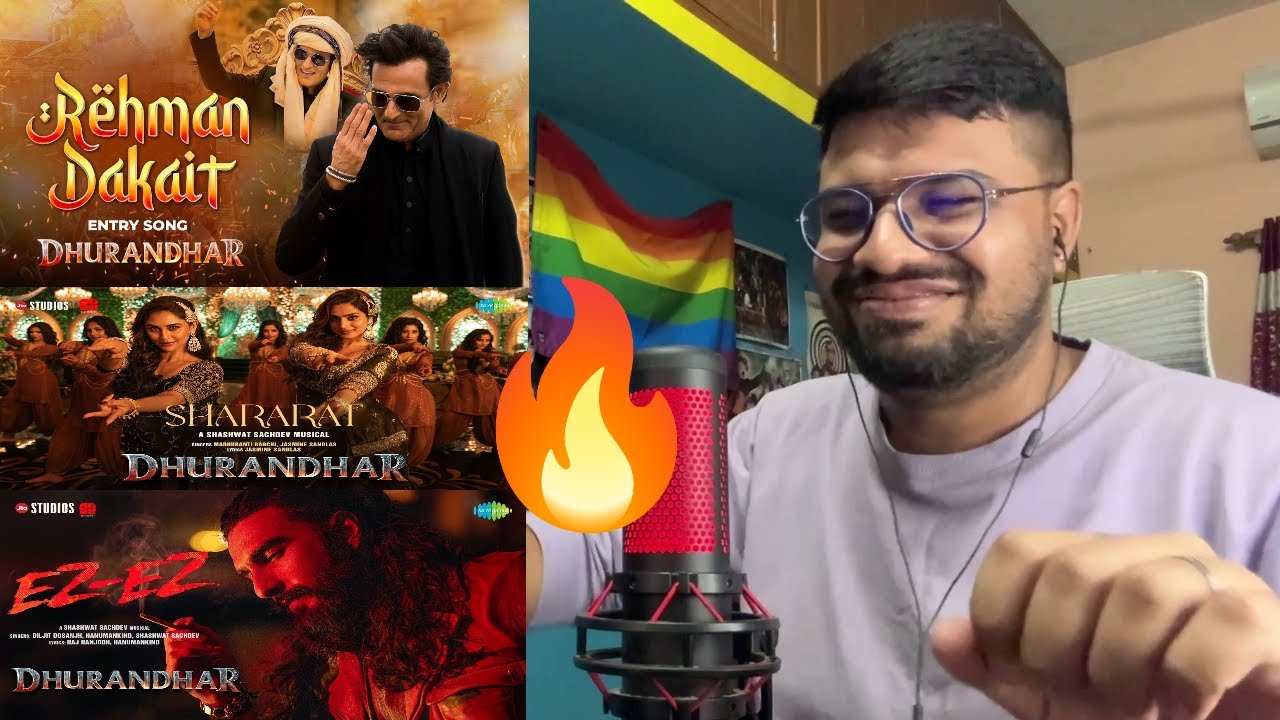DHURANDHAR Songs Reaction | Rehman Dakait Entry Song - Fa9la |Ez-Ez |Shararat|Flipperachi|Shashwat S