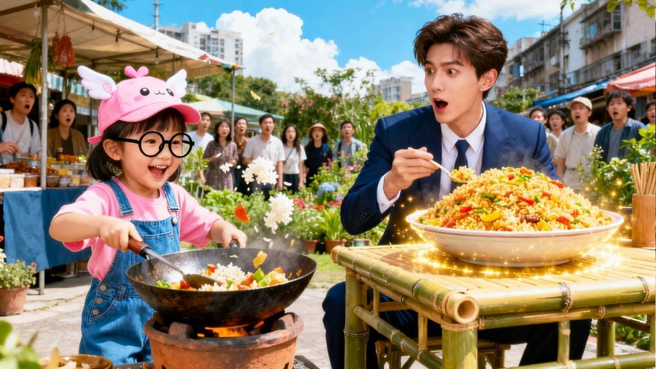 Gadis 5 tahun sembuhkan istri CEO anoreksia dengan sehelai mi! Menang Rp 100 juta!💖#drama