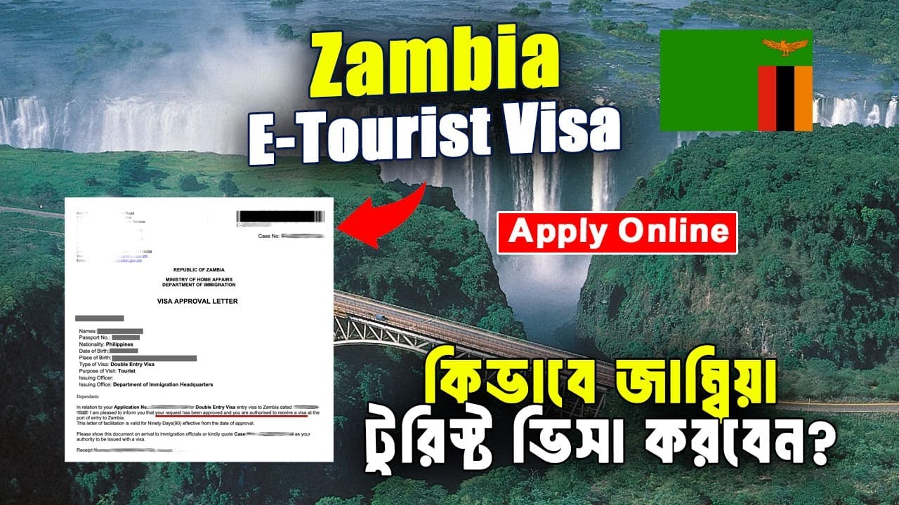 How to Apply Zambia e-Tourist Visa Online | Zambia e-Visa Apply Process in Bangla
