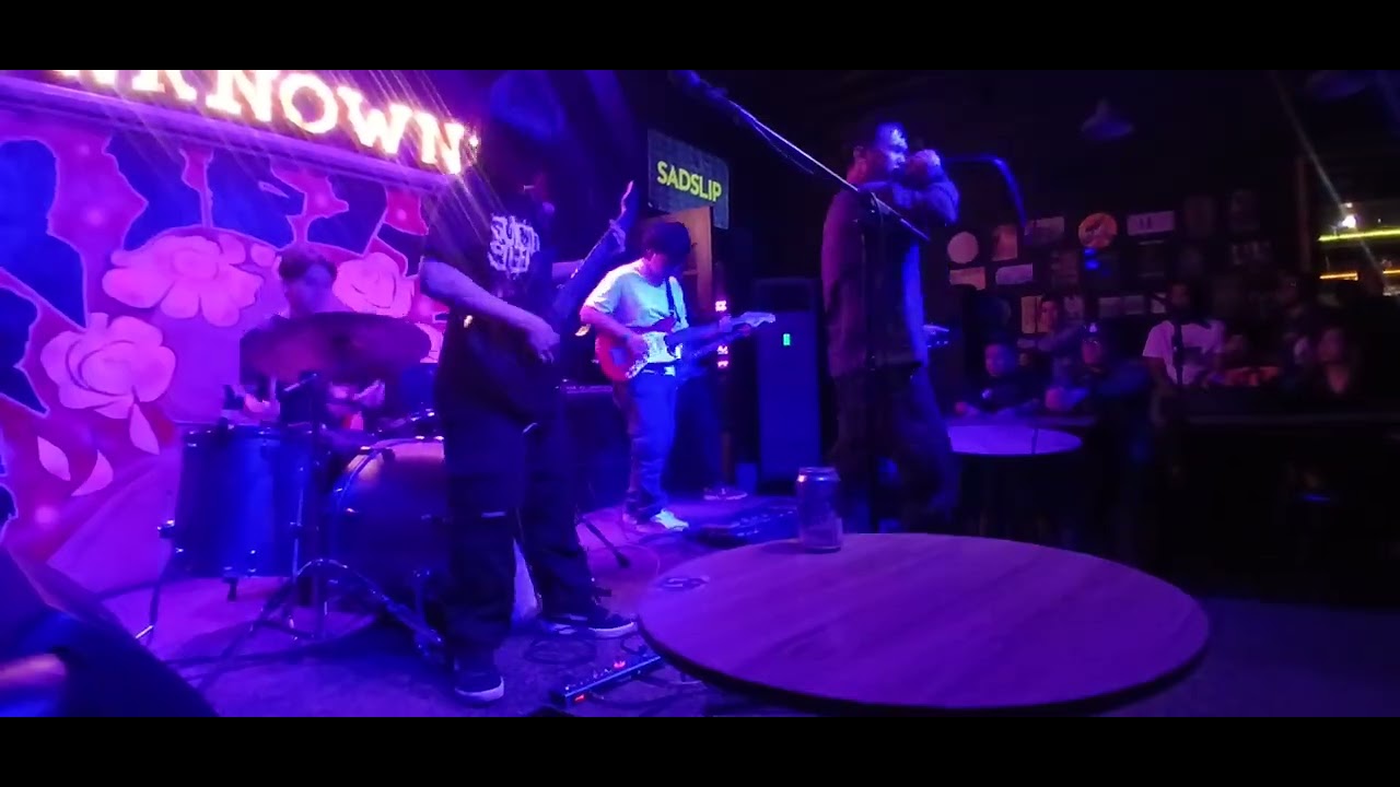 Sadslip gig @Unknown13Pub @katipunan ave title FACE DOWN