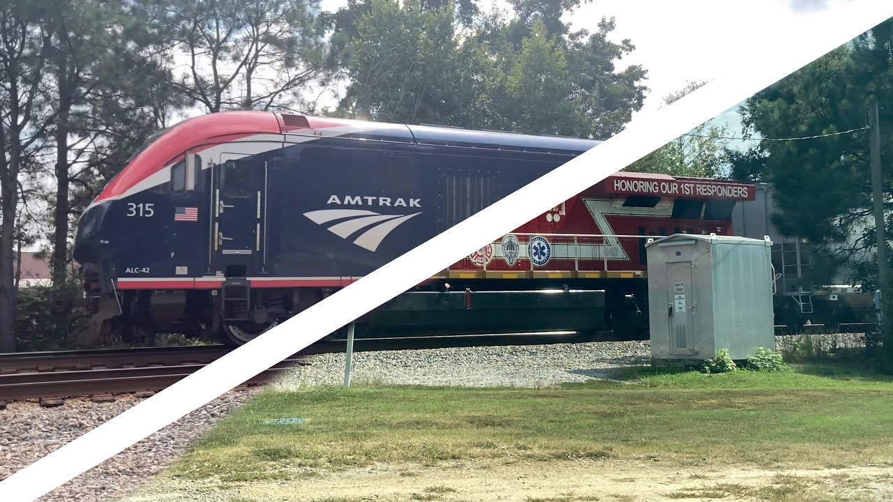 Amtrak and CSX Trains
