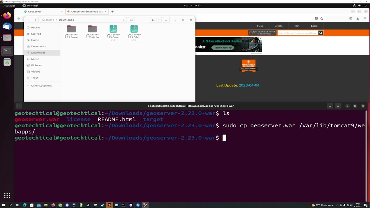 Install Geoserver in Tomcat with Ubuntu