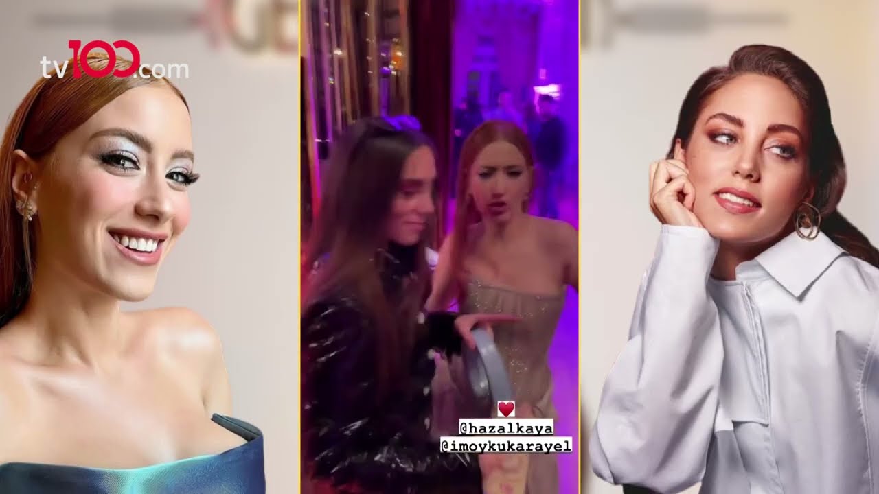 Hazal Kaya ile Öykü Karayel'in Pera Palas dansı