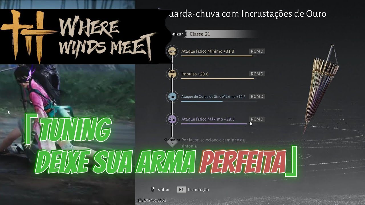 WHERE WINDS MEET | Tuning perfeito - aprenda como ter o atributo desejado ou NÃO! [ FAKE ]