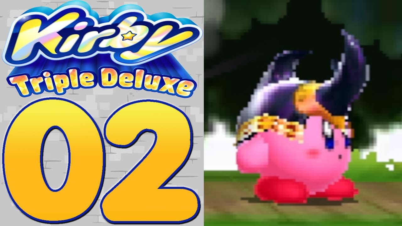 Kirby Triple Deluxe [Part 2] Sharp Horn Beetle Power!