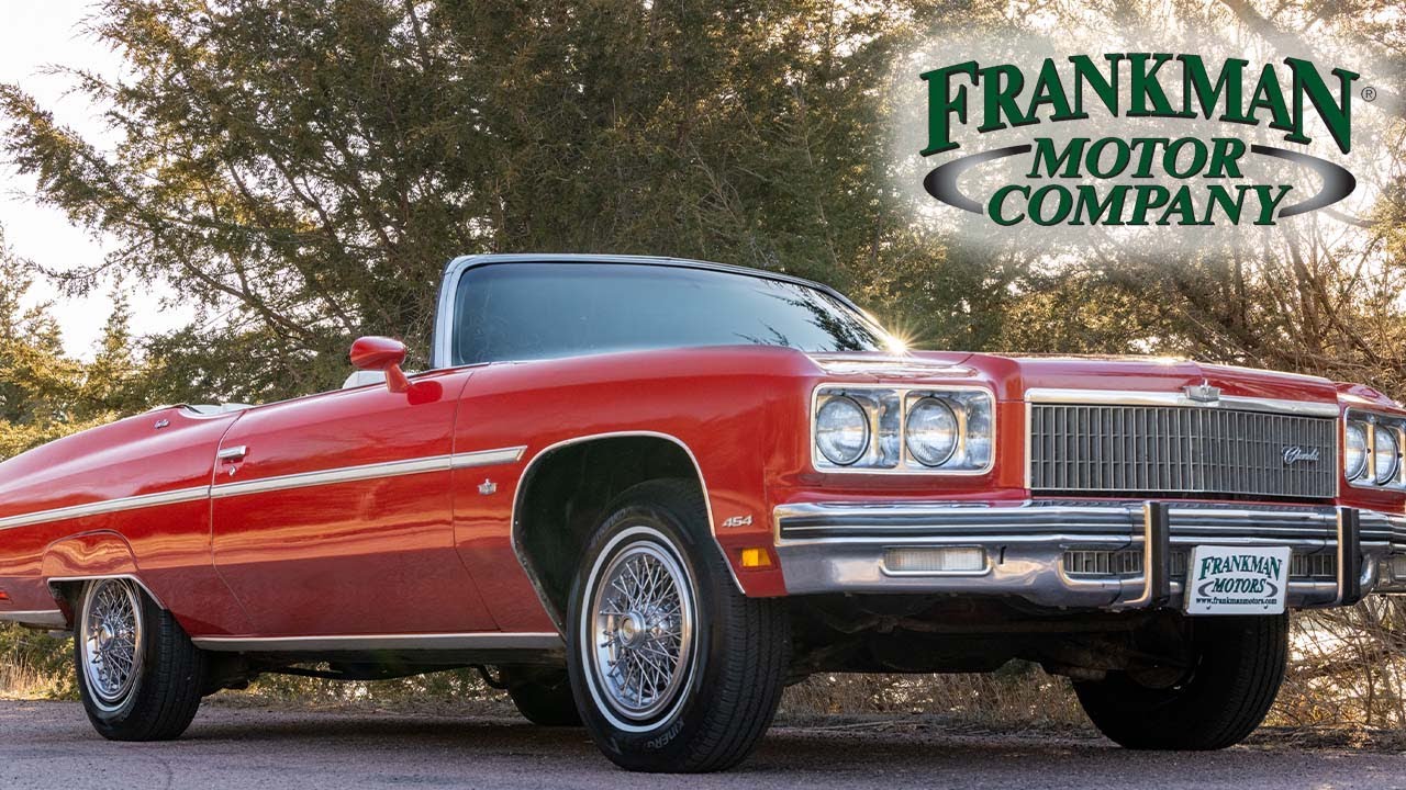 454 Big Block - 1975 Chevrolet Caprice Convertible - Frankman Motors Company - Walk & Driving Video