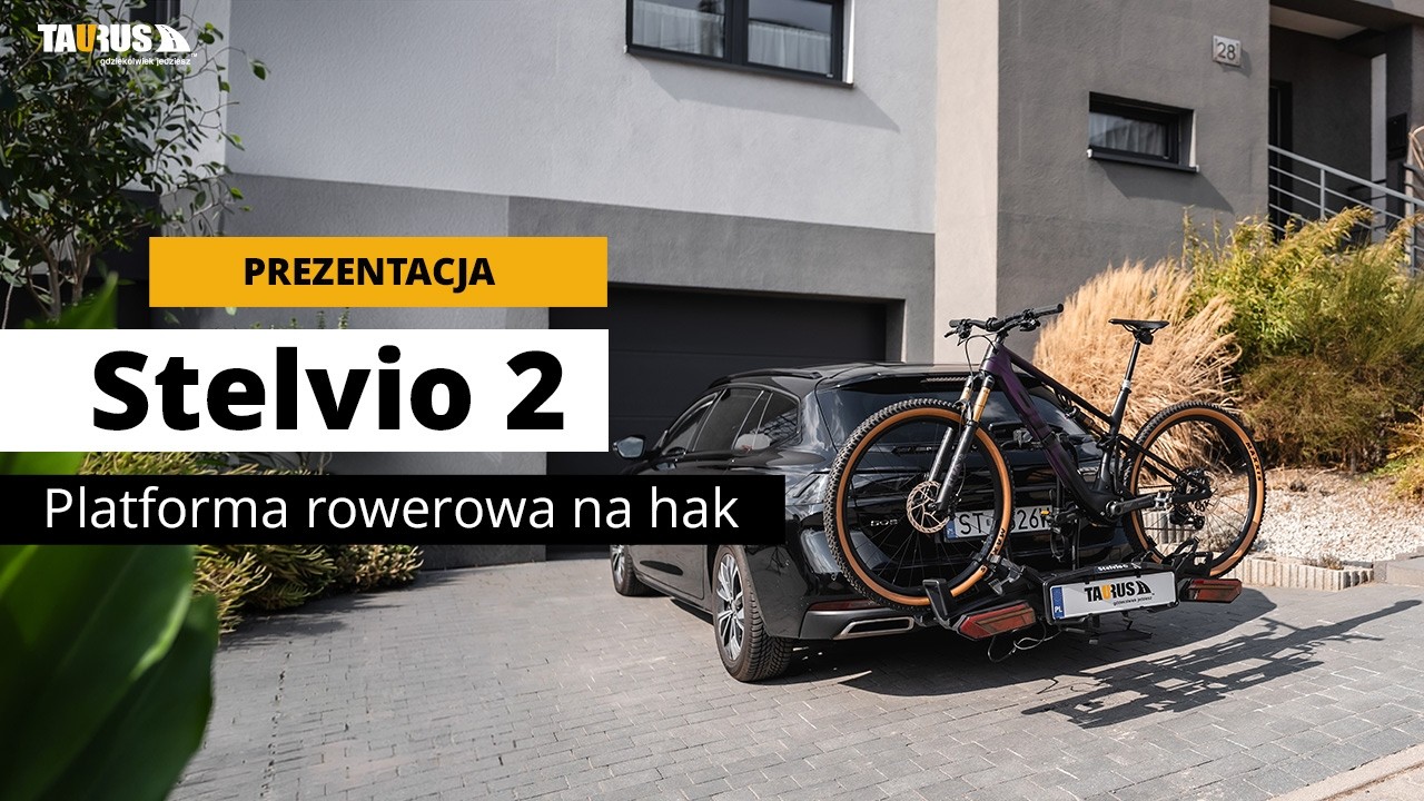 Prezentacja Stelvio 2 - platformy rowerowej na hak. Nowość 2026