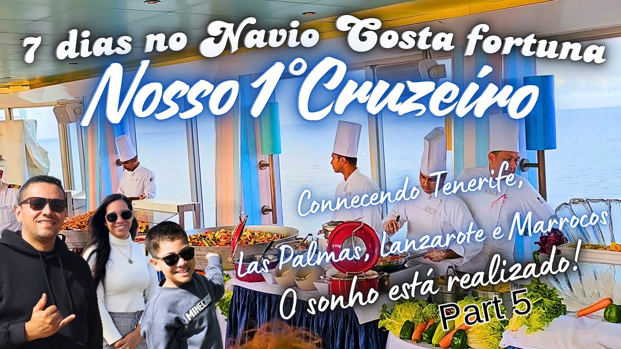 7 dias no Cruzeiro Costa fortuna! A viagem dos nossos sonhos! 