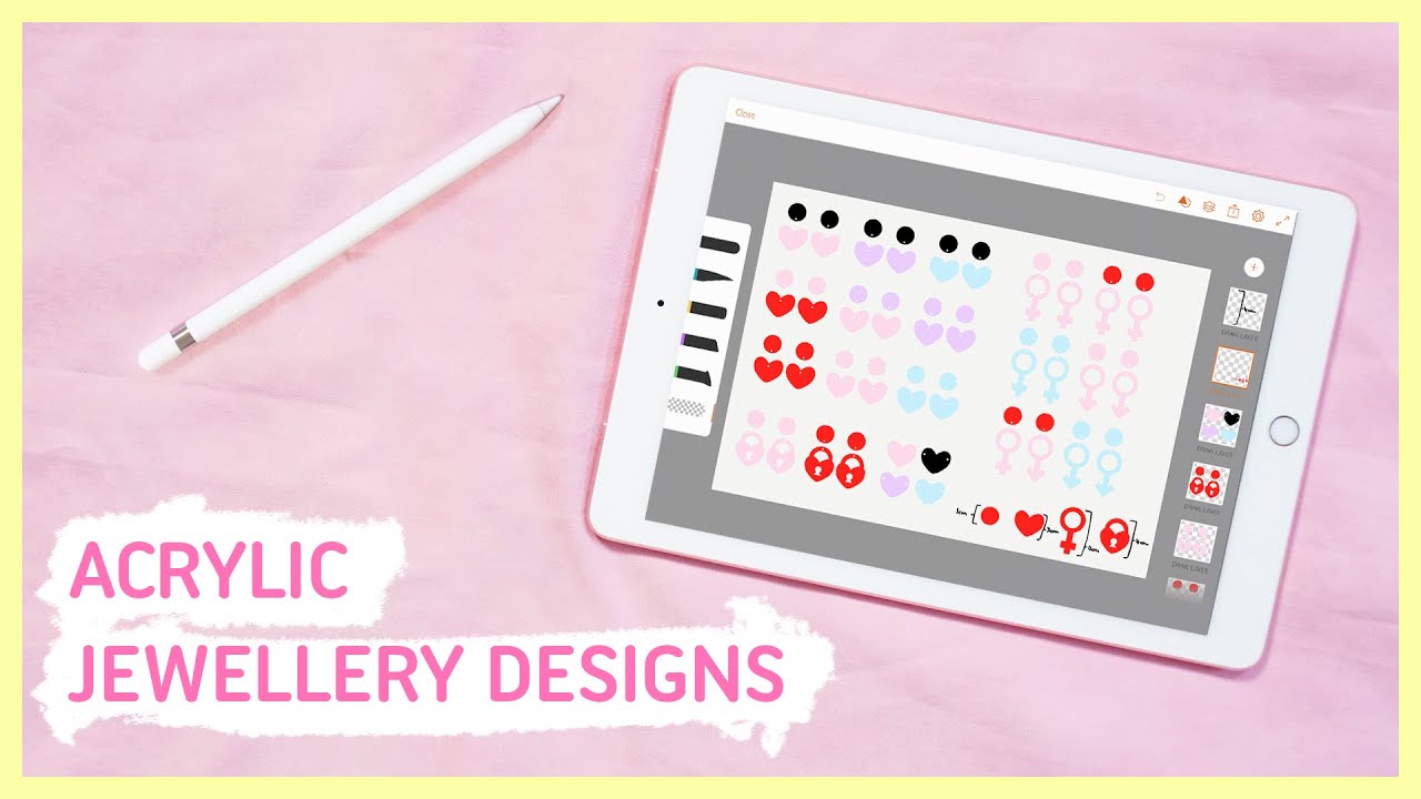 My NEW Acrylic Jewellery Designs ● STUDIO VLOG #1
