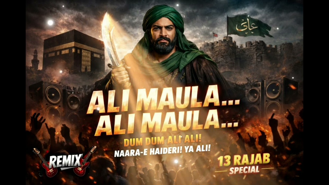 ALI MAULA 🔥 | Dum Dum Ali Ali | Naara-e-Haideri Ya Ali | 13 Rajab Special DJ Remix