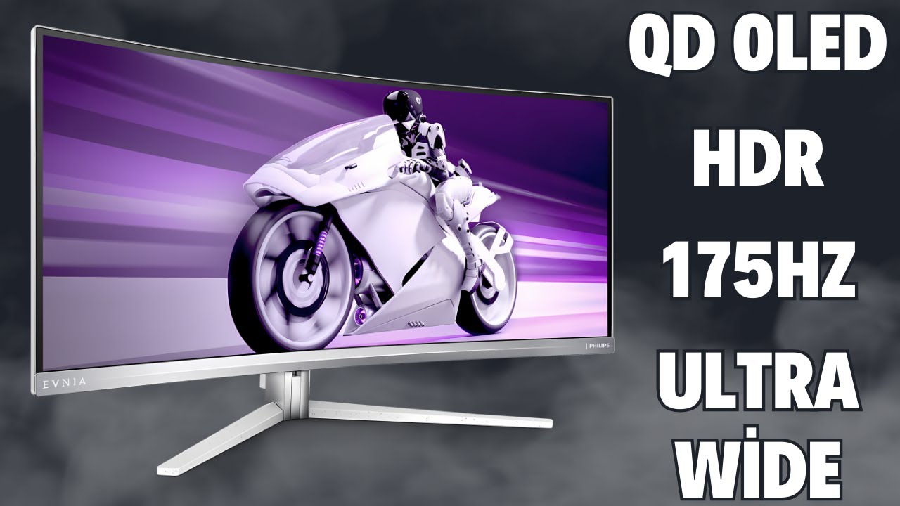 Лучший монитор, потрясающая цена, сверхширокий, 34" QD OLED, 175 Гц - Philips Evnia 34M2C8600 -