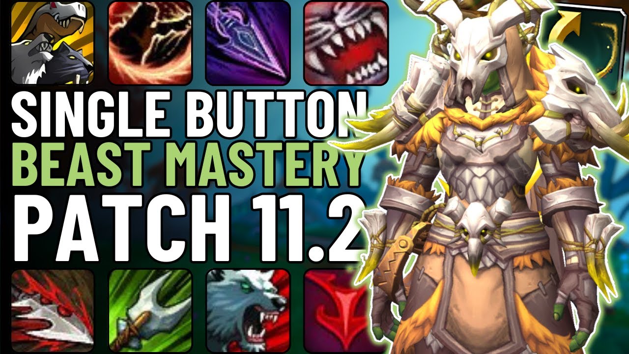 One Button Beast Mastery Hunter Guide | Single-Button DPS in WoW Patch 11.2