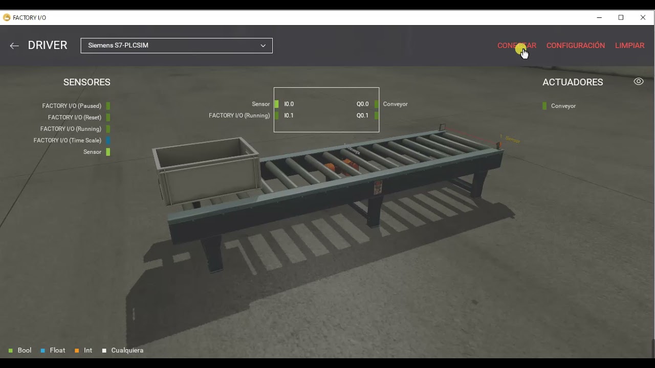 Factory IO - Comunicación Tia Portal V16 - Automatización